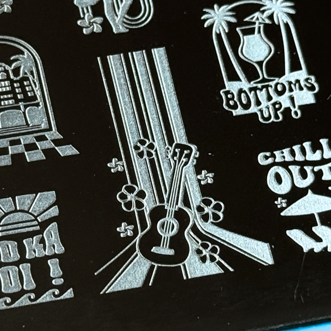 Hawaiian Vintage: Aloha Prints (MXM156) - Nail Stamping Plate Hawaiian Vintage: Aloha Prints (MXM156) - Nail Stamping Plate