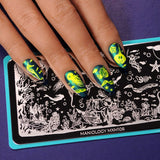 Abyss: Grave Below (MXM106) - Nail Stamping Plate