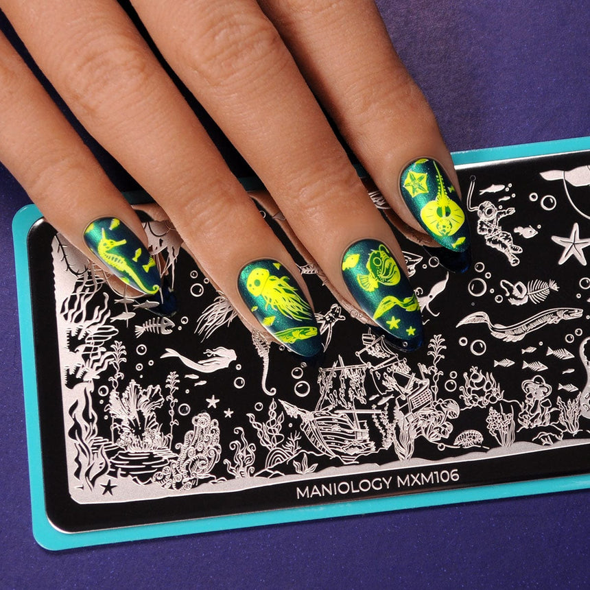 Abyss: Grave Below (MXM106) - Nail Stamping Plate