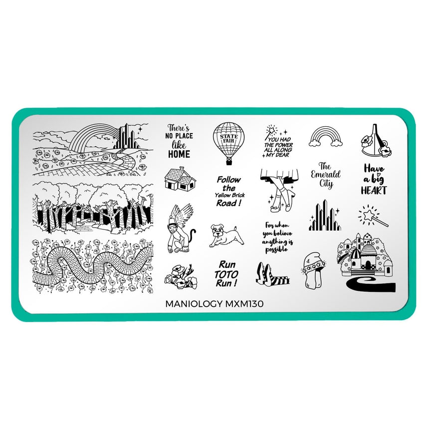 Wizard Of Oz: Land of Oz (MXM130) - Nail Stamping Plate