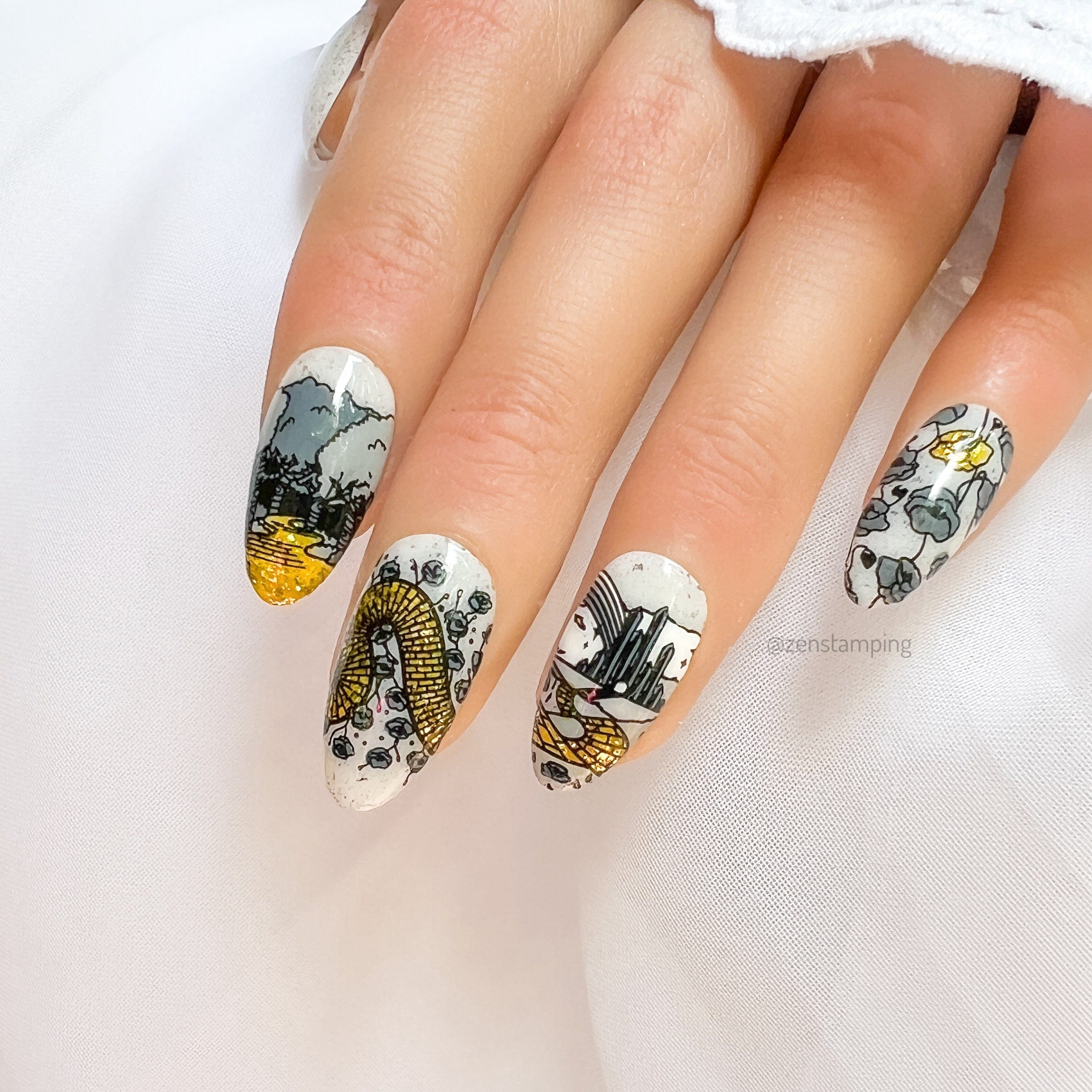 Wizard Of Oz: Land of Oz (MXM130) - Nail Stamping Plate – Maniology