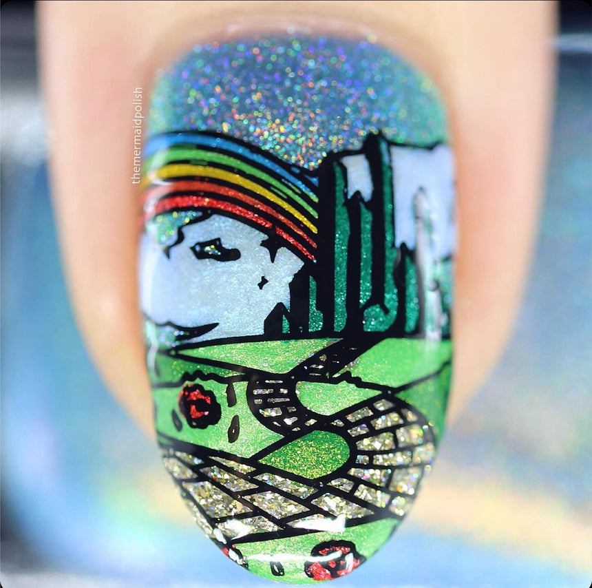 Wizard Of Oz: Land of Oz (MXM130) - Nail Stamping Plate