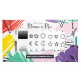 Retro Glow: Airwave Aura (MXM153) - Nail Stamping Plate