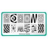 Retro Glow: Neon Haze (MXM154) - Nail Stamping Plate