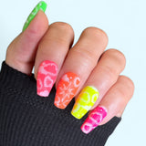 Retro Glow: Neon Haze (MXM154) - Nail Stamping Plate