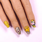 Bees & Blooms: Honey Drip (MXM103) - Nail Stamping Plate