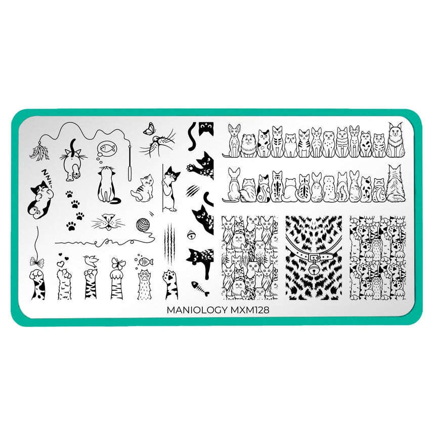 Furever Friends: Meow Manor (MXM128) - Nail Stamping Plate