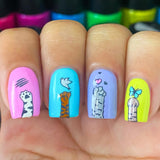 Furever Friends: Meow Manor (MXM128) - Nail Stamping Plate