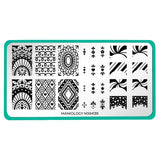 Gingerbread House: Deck the Dough (MXM139) - Nail Stamping Plate