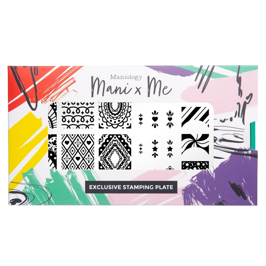 Gingerbread House: Deck the Dough (MXM139) - Nail Stamping Plate