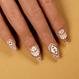 Gingerbread House: Deck the Dough (MXM139) - Nail Stamping Plate