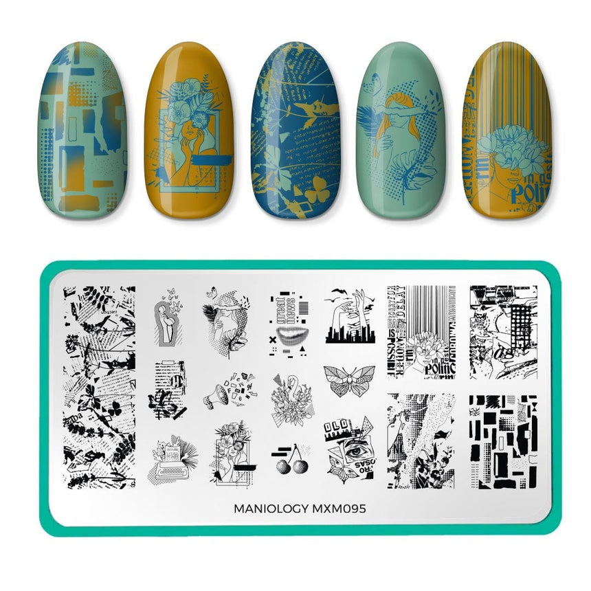 Maximalist: Cut & Curate (MXM095) - Nail Stamping Plate
