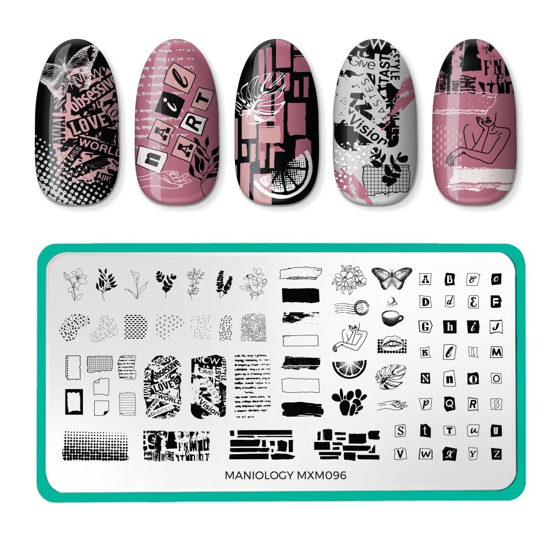 Maximalist: Deco Collision (MXM096) - Nail Stamping Plate – Maniology