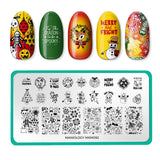 Merry & Fright: Boo to the World (MXM092) - Nail Stamping Plate