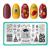 Merry & Fright: Creepmas Cheer (MXM091) - Nail Stamping Plate