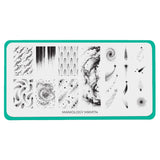 Northern Glow: Stellar Whirl (MXM174) - Nail Stamping Plate