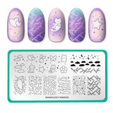 Over the Clouds: Fluff Buddies (MXM125) - Nail Stamping Plate