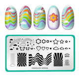 Over the Clouds: Rainbow Treats (MXM126) - Nail Stamping Plate