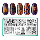 Pins & Needles: Bewitched Quilt (MXM063) - Nail Stamping Plate