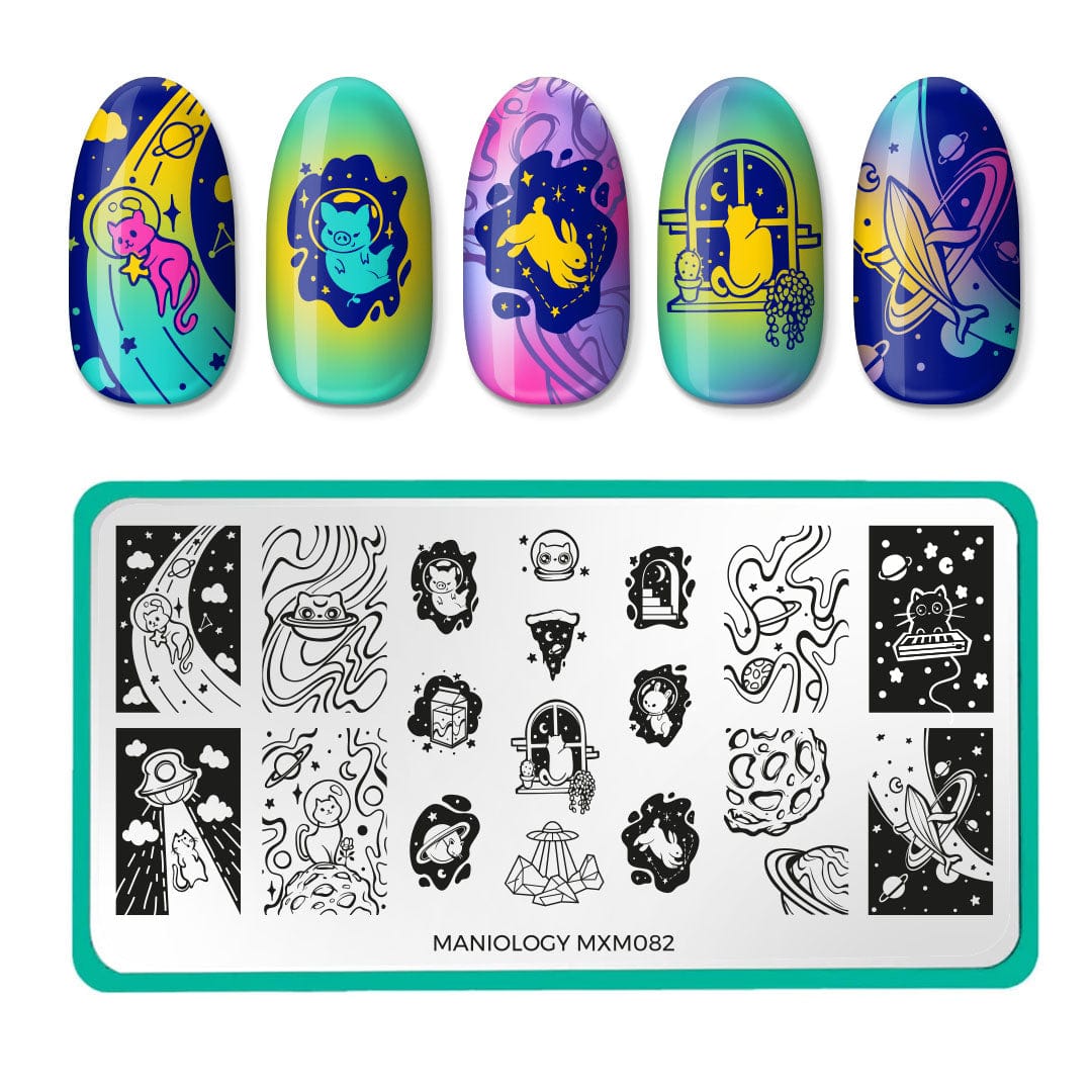 Planetary Xplorer: Meow-terverse (MXM082) - Nail Stamping Plate