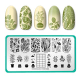 Plant Lover: Lush Living (MXM086) - Nail Stamping Plate