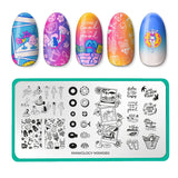 Pool Party: Swim Club (MXM080) - Nail Stamping Plate