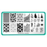 Sail Away: High Tide (MXM157) - Nail Stamping Plate