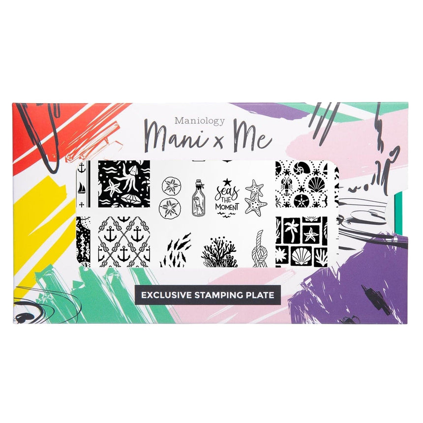 Sail Away: Sea Treasures (MXM158) - Nail Stamping Plate