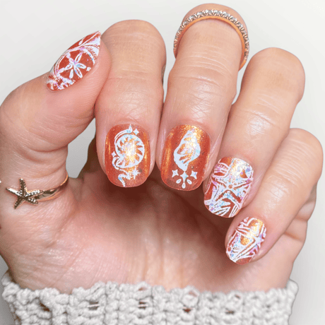 Sea of Stars: Ocean Keepsakes (MXM182) - Nail Stamping Plate