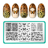 Sky Dancers: Ballet of Wings (MXM124) - Nail Stamping Plate
