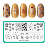 Snow Day: Holiday Makers (MXM043) - Nail Stamping Plate (CLEARANCE)