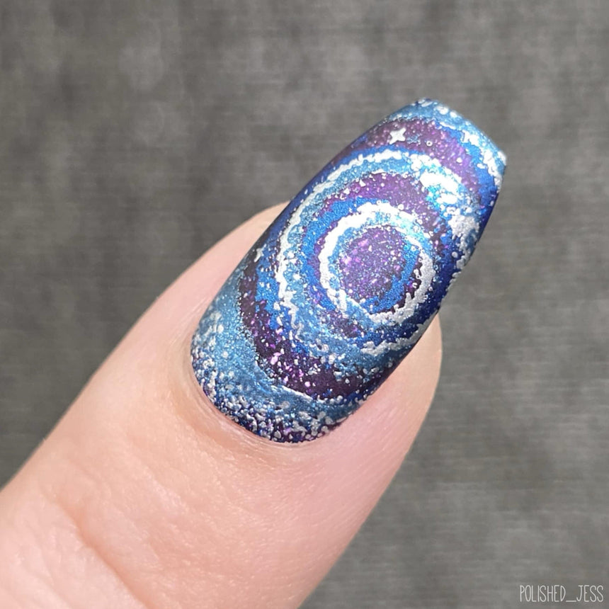 Space Age: Rocket Blast (MXM165) - Nail Stamping Plate