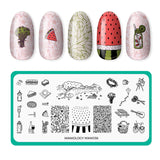 Summer Picnic: Picnic Spread (MXM038) - Nail Stamping Plate