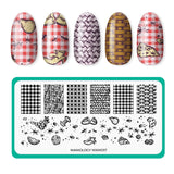 Summer Picnic: Under the Weave (MXM037) - Nail Stamping Plate