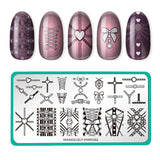 Sweet and Sultry: Buckle Up (MXM052) - Nail Stamping Plate
