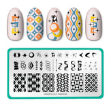 Timeless Mod: Groove Factor (MXM149) - Nail Stamping Plate