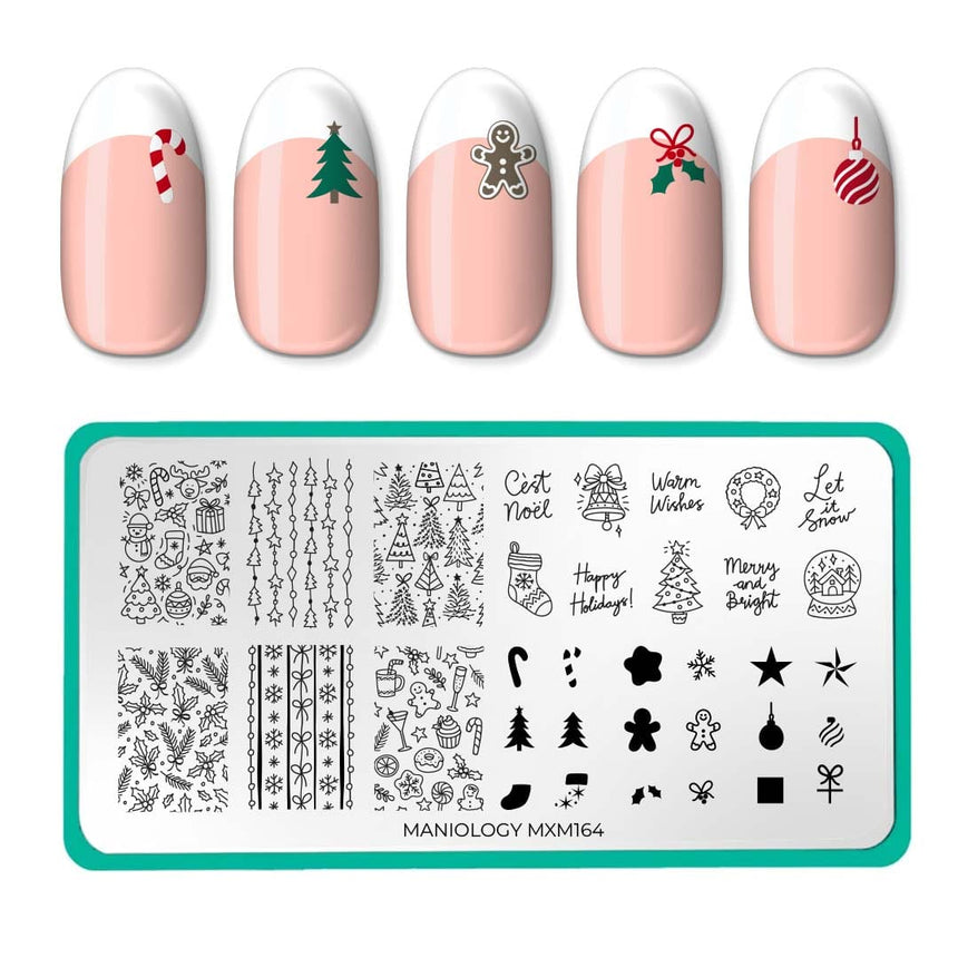 Tinsel Trinkets: Dainty Delights (MXM164) - Nail Stamping Plate