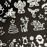 Tinsel Trinkets: Twinkling Trinkets (MXM163) - Nail Stamping Plate