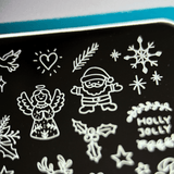 Tinsel Trinkets: Twinkling Trinkets (MXM163) - Nail Stamping Plate