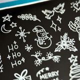 Tinsel Trinkets: Twinkling Trinkets (MXM163) - Nail Stamping Plate