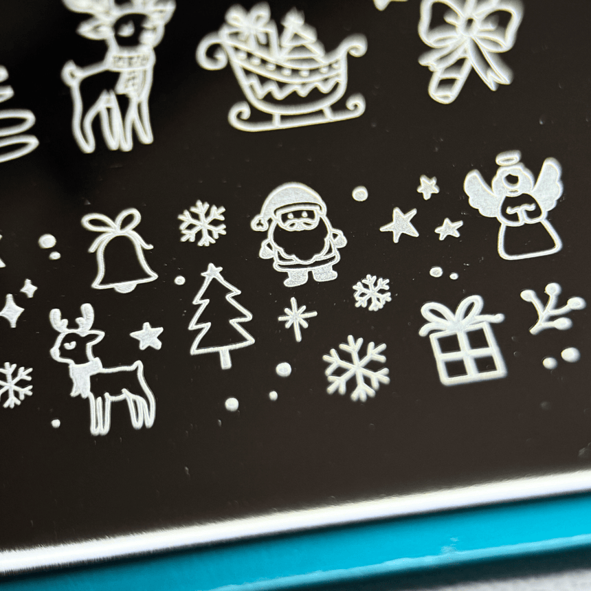 Tinsel Trinkets: Twinkling Trinkets (MXM163) - Nail Stamping Plate
