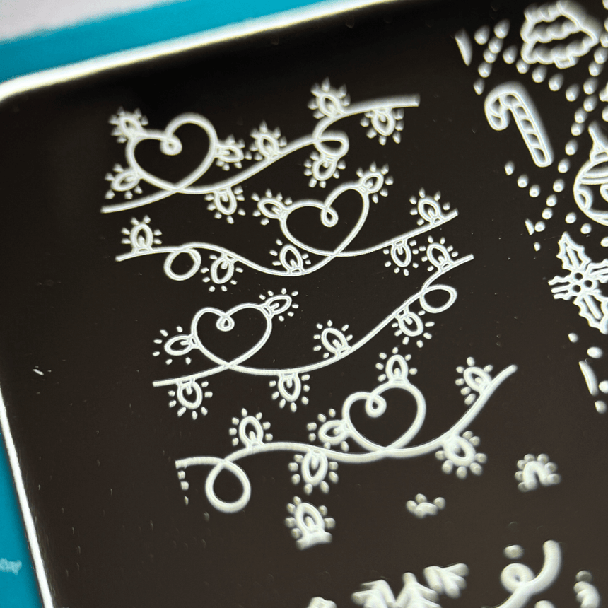 Tinsel Trinkets: Twinkling Trinkets (MXM163) - Nail Stamping Plate
