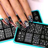 Tinsel Trinkets: Dainty Delights (MXM164) - Nail Stamping Plate