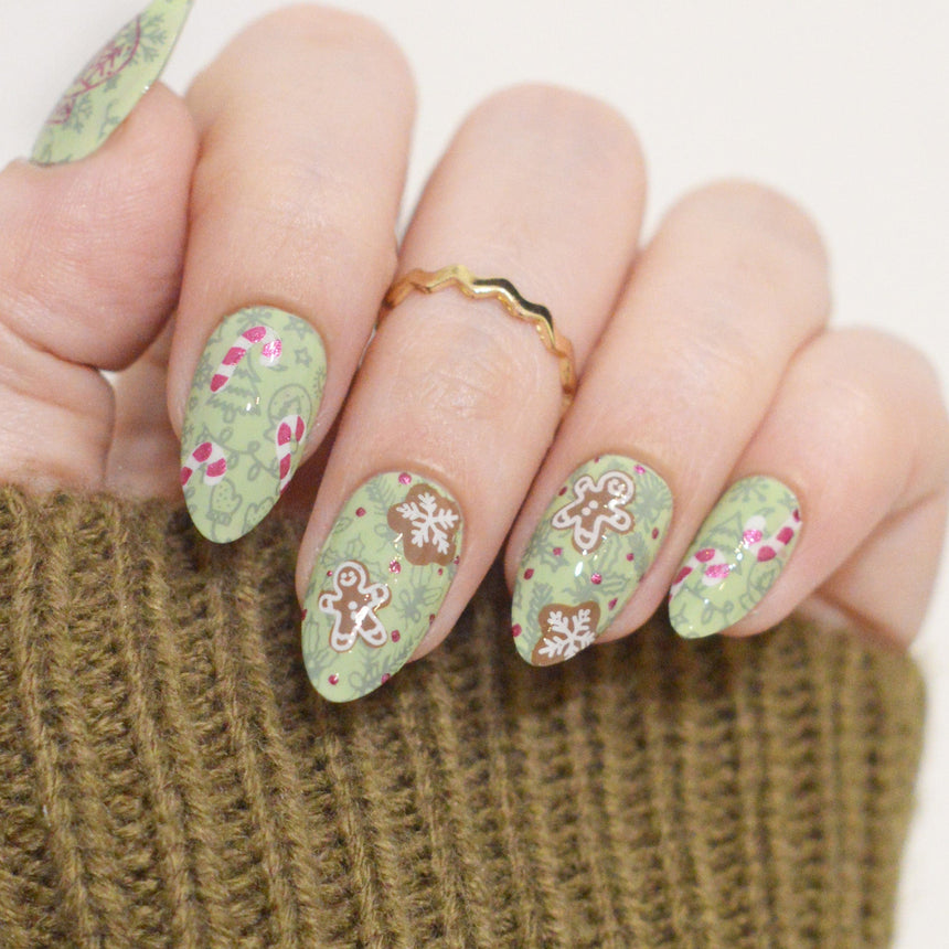 Tinsel Trinkets: Dainty Delights (MXM164) - Nail Stamping Plate