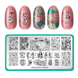 Tropical Holiday: Hula Days (MXM067) -  Nail Stamping Plate