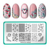 Tutti Frutti: Berry Sweet (MXM152) - Nail Stamping Plate