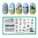 Wizard Of Oz: Land of Oz (MXM130) - Nail Stamping Plate