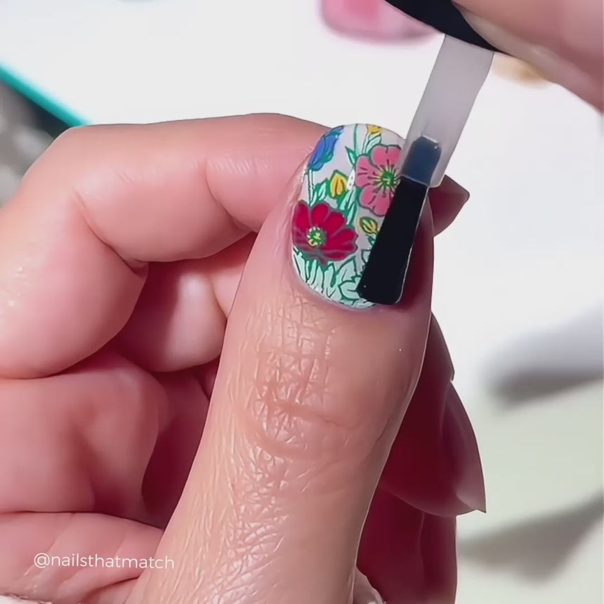 Floral Fantasy (M568) - Nail Stamping Plate
