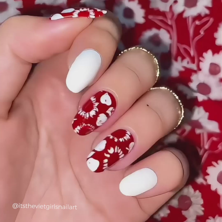 CYO Design Contest: Layered Flowers (m094) - Nail Stamping Plate