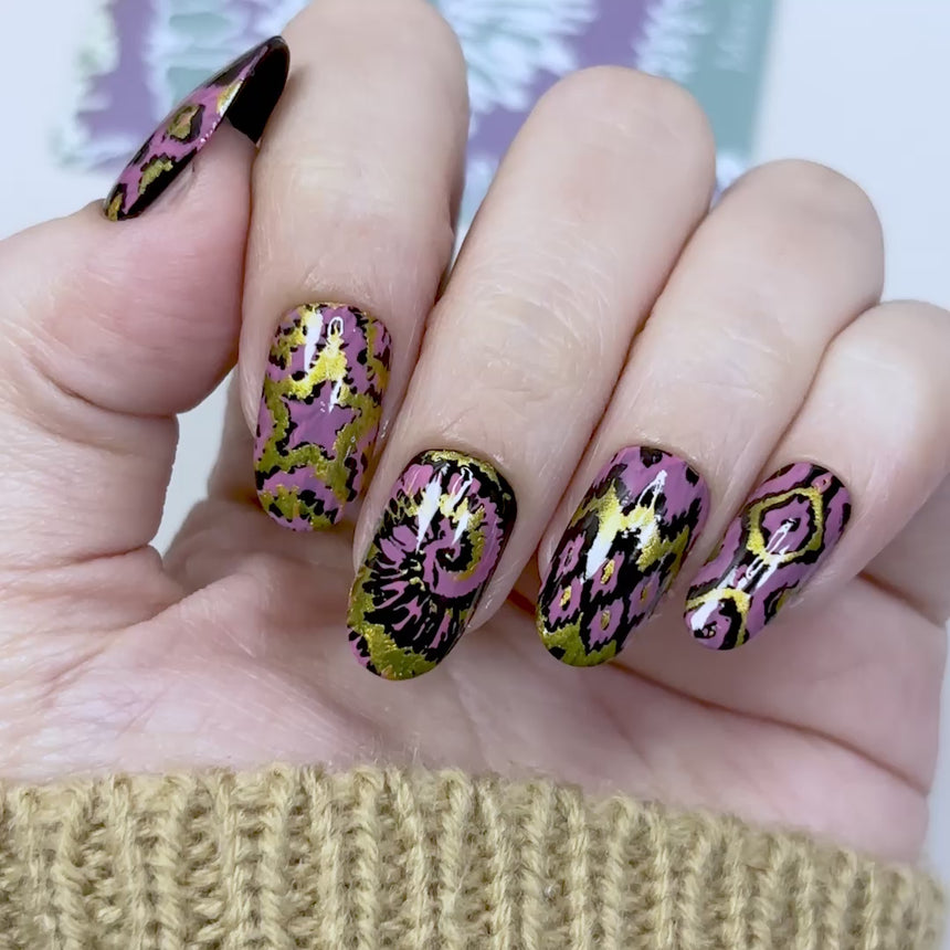 Chroma Fusion: Prismatic Swirl (MXM178) - Nail Stamping Plate